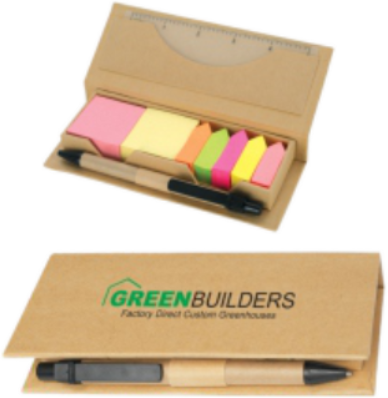 Branded stationery set