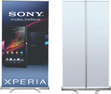 Promotional standee used for retail and event branding